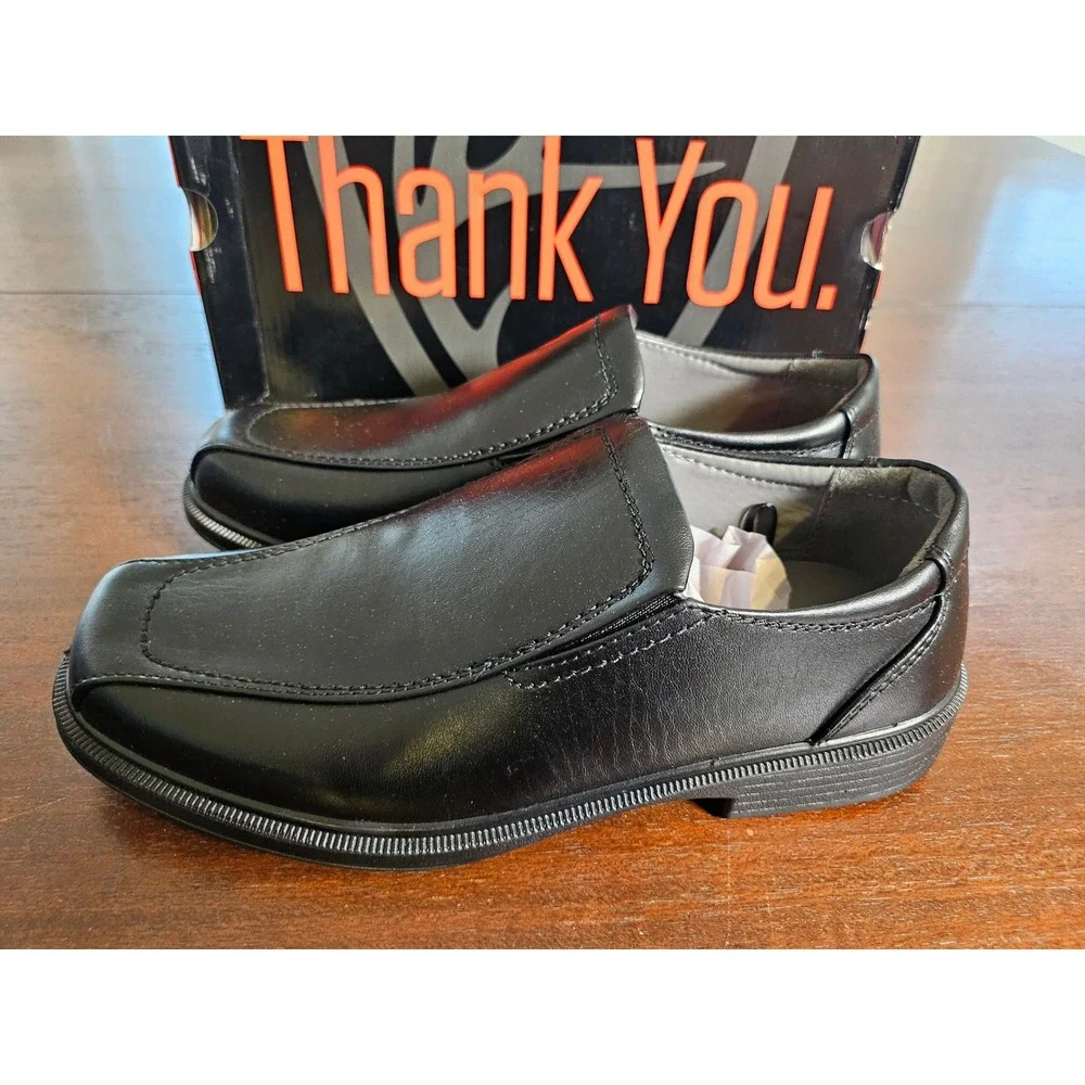 Deer Stags Greenpoint Jr Loafers Boys Size 6 Black Slip On Dress Shoes